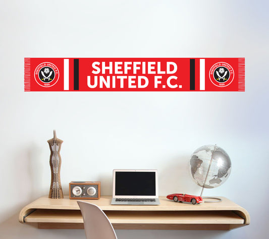 Sheffield United Scarf Wall Sticker