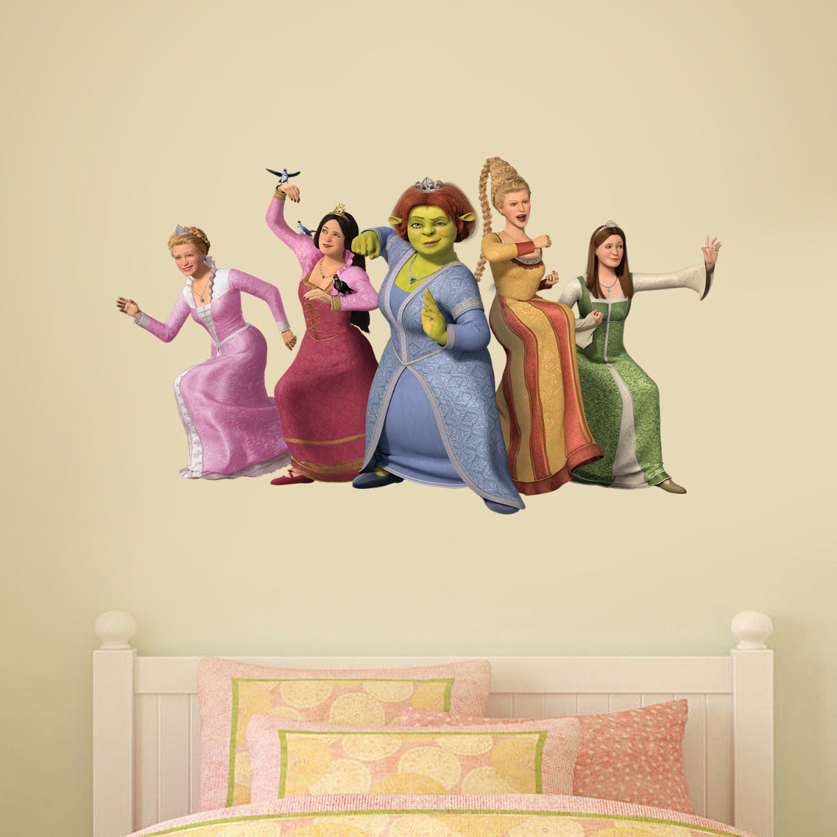 Fiona and Princesses Wall Sticker