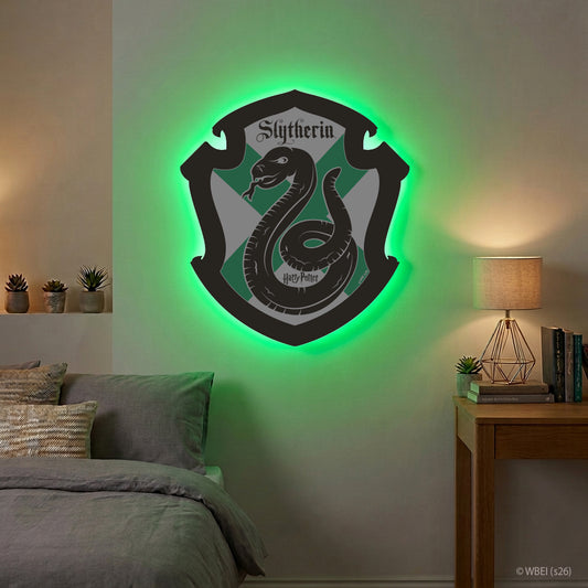 Harry Potter Slytherin Badge LED Backlit Wallpop
