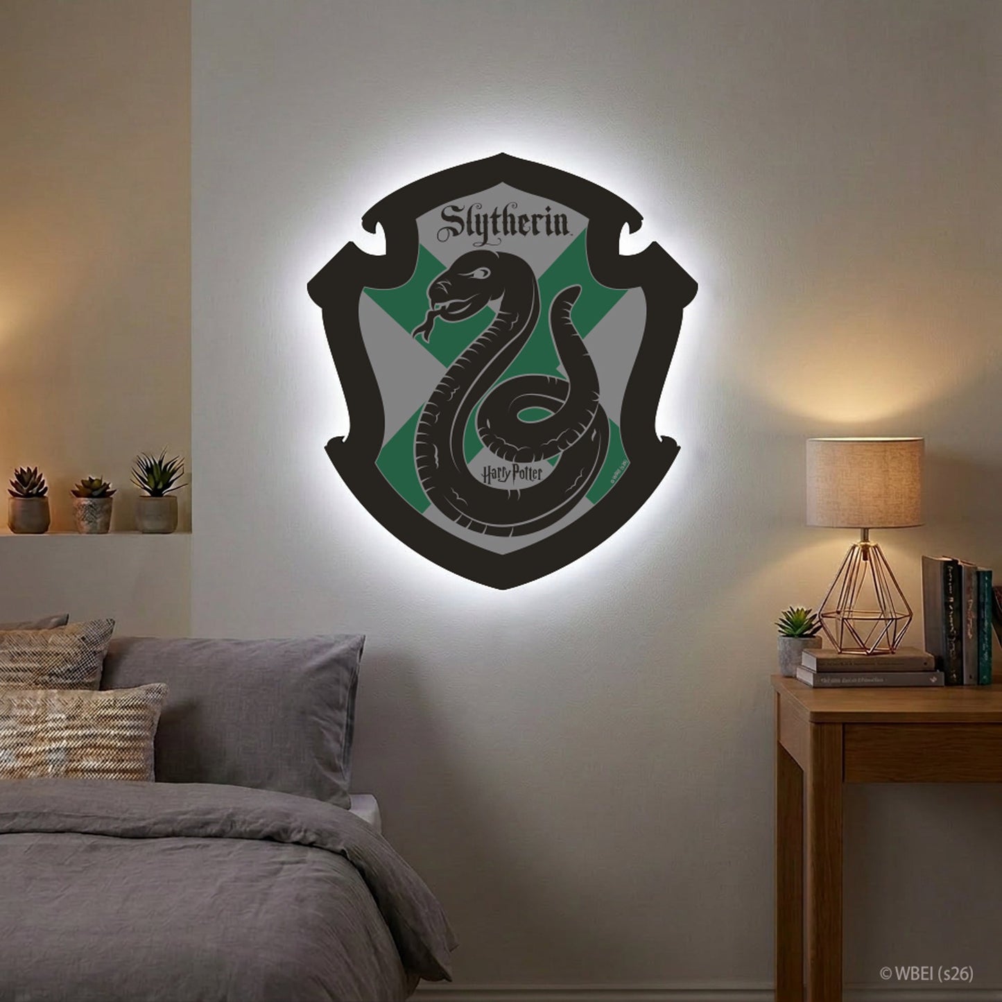 Harry Potter Slytherin Badge LED Backlit WallLite