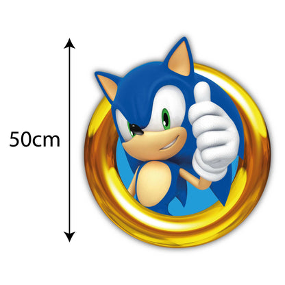 Sonic The Hedgehog Gold Ring LED Backlit Wallpop