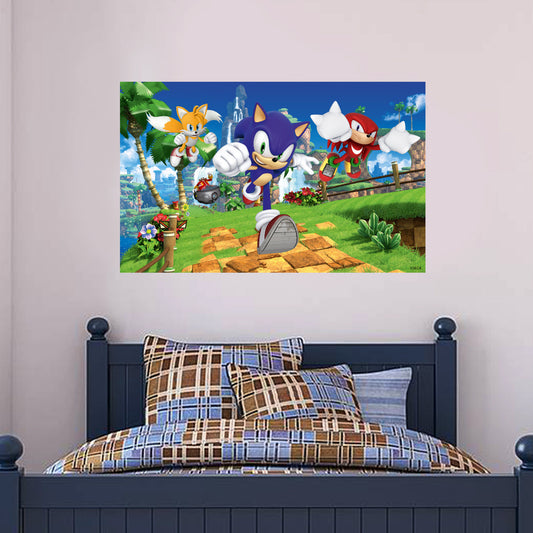 Sonic The Hedgehog Sonic and Characters Wall Mural SONIC10
