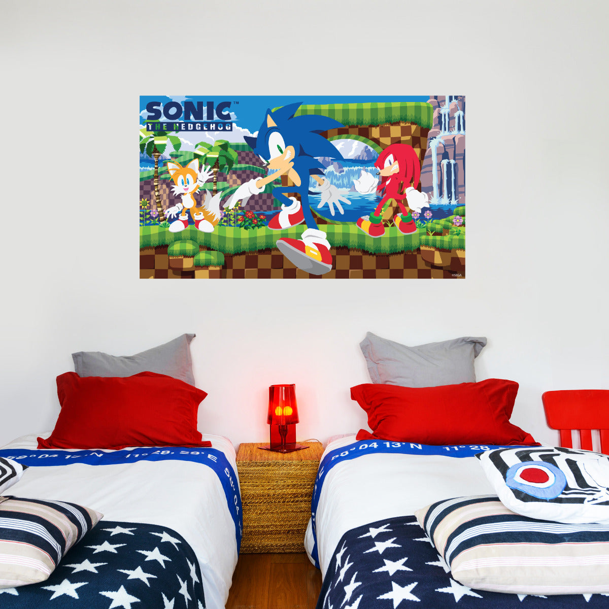 Sonic The Hedgehog Sonic Tails and Knuckles Wall Mural SONIC11