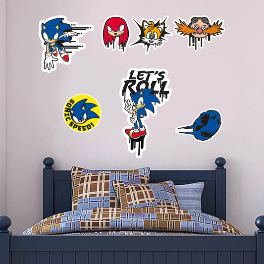 Sonic The Hedgehog Sonic Wall Sticker