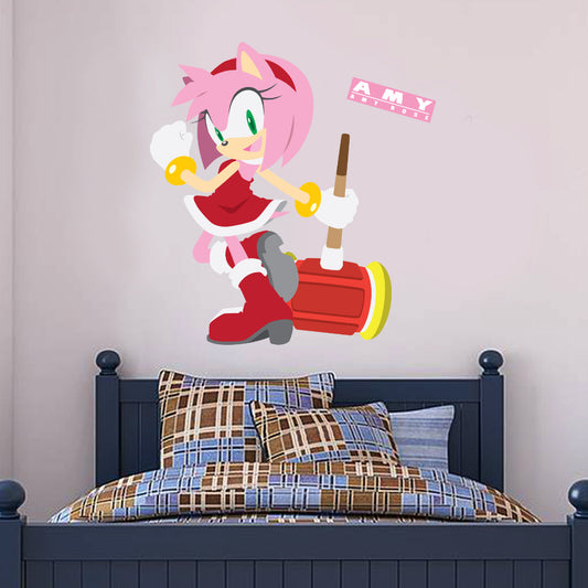 Sonic The Hedgehog Amy Rose Wall Sticker