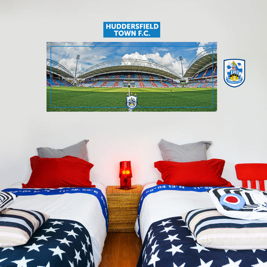 Huddersfield Town Kirklees Stadium Wide Shot Wall Stadium