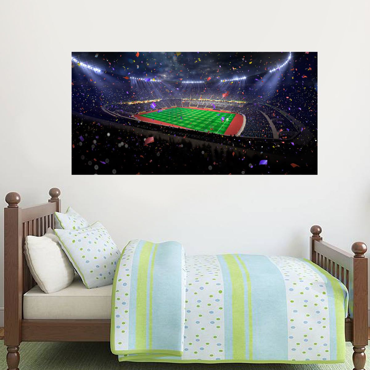 Football Stadium Celebration Wall Sticker