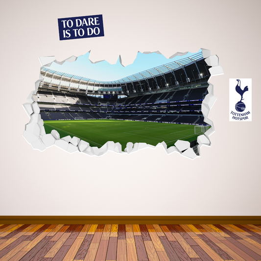 Tottenham Hotspur Stadium Broken Wall Mural Inside