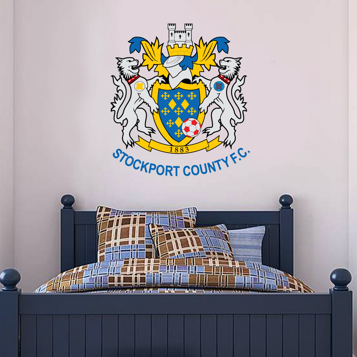 Stockport County Official Crest Wall Sticker
