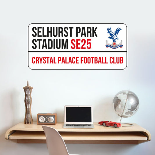 Crystal Palace Stadium Street Sign Wall Sticker