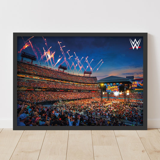 WWE Print - SummerSlam Fireworks Poster