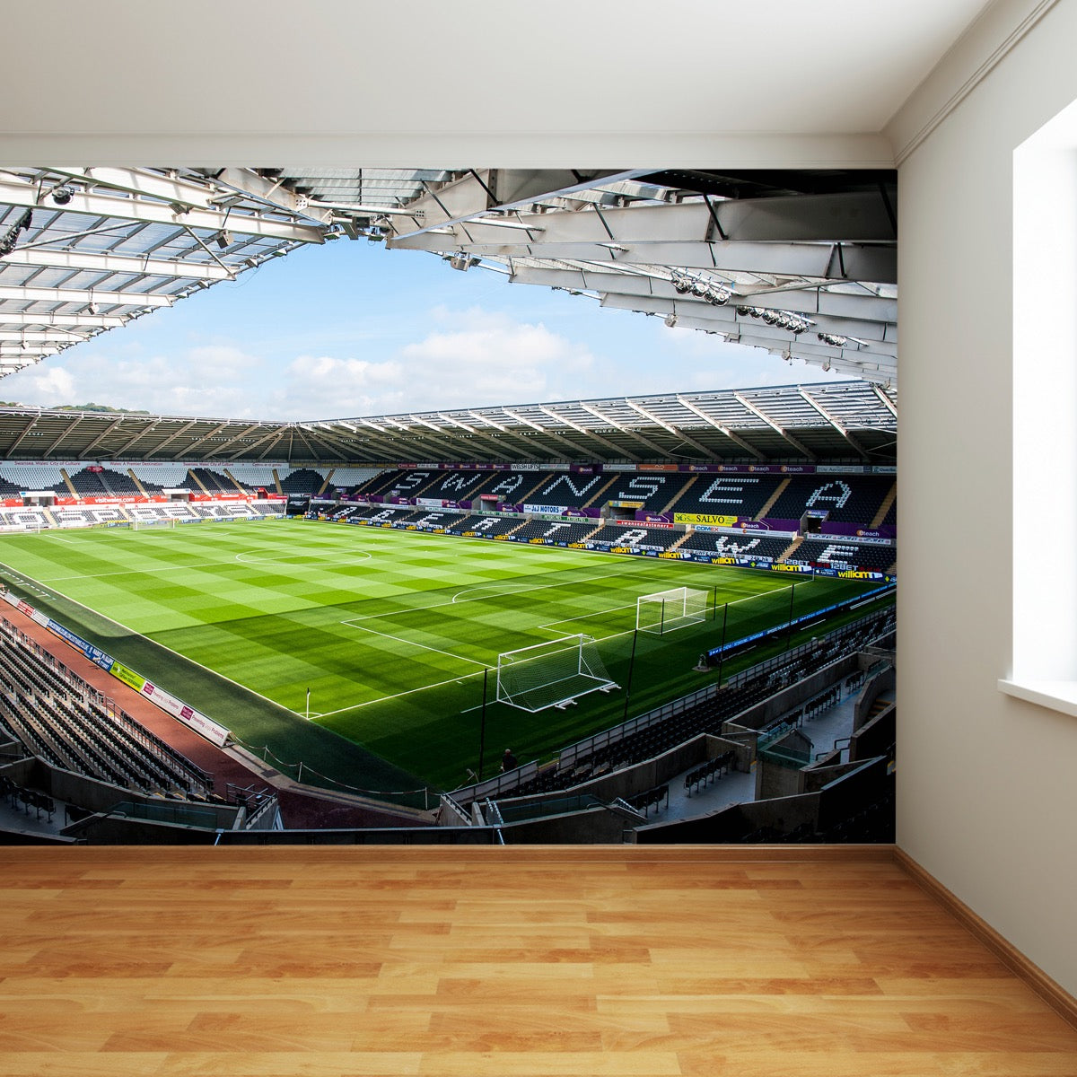 Swansea City Liberty Stadium Full Wall Mural Stadium From Corner