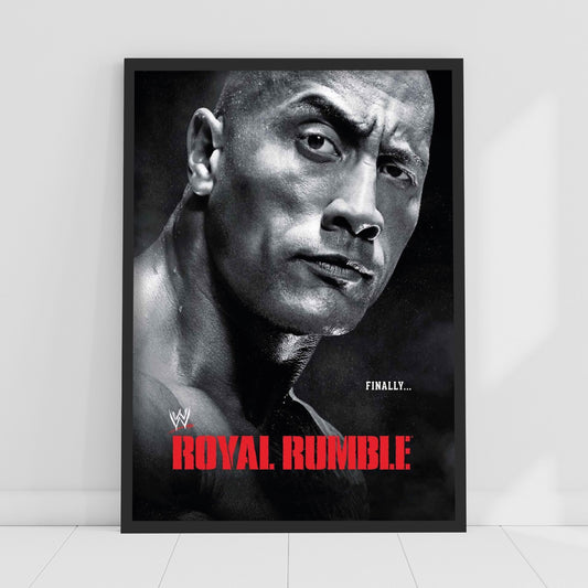 WWE Print - The Rock Royal Rumble Poster