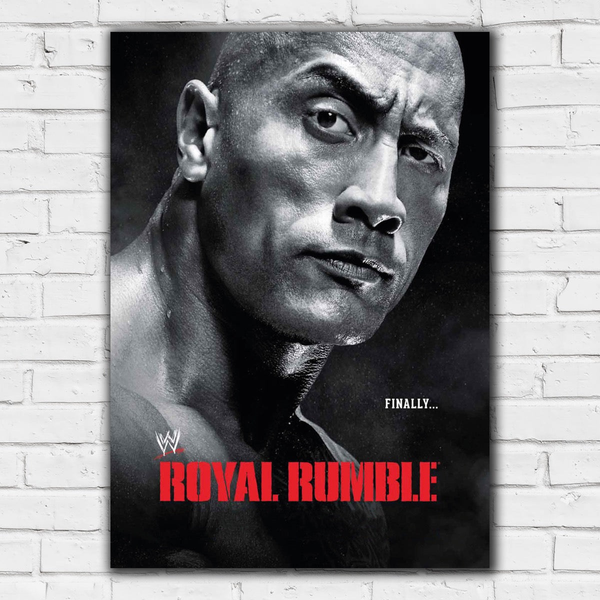 WWE Print - The Rock Royal Rumble Poster