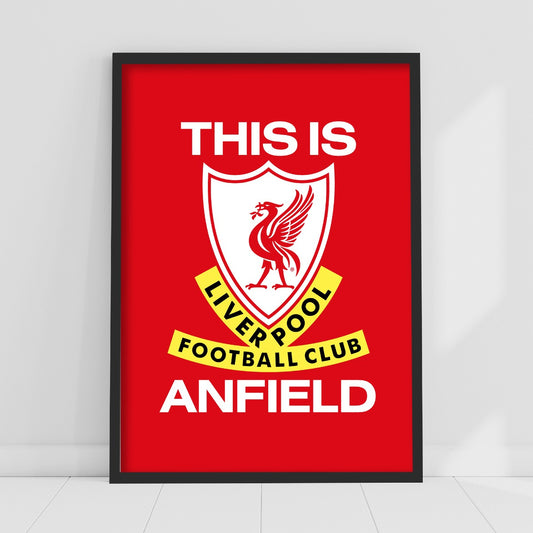 Liverpool FC Print - This is Anfield Poster