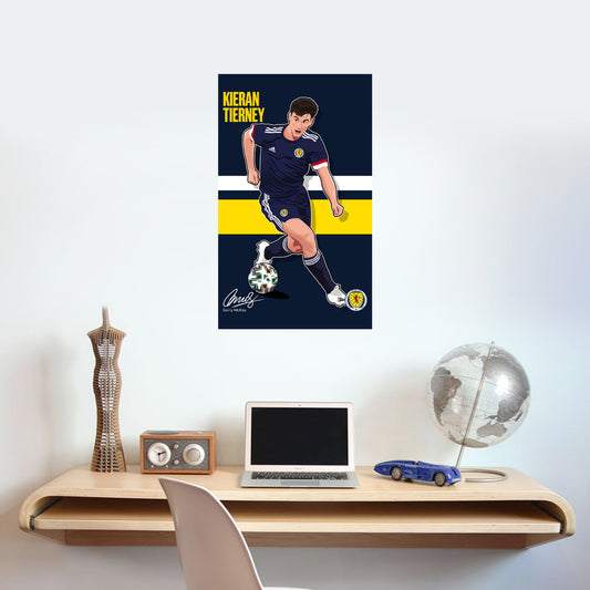 Scotland National Team - Kieran Tierney Wall Sticker