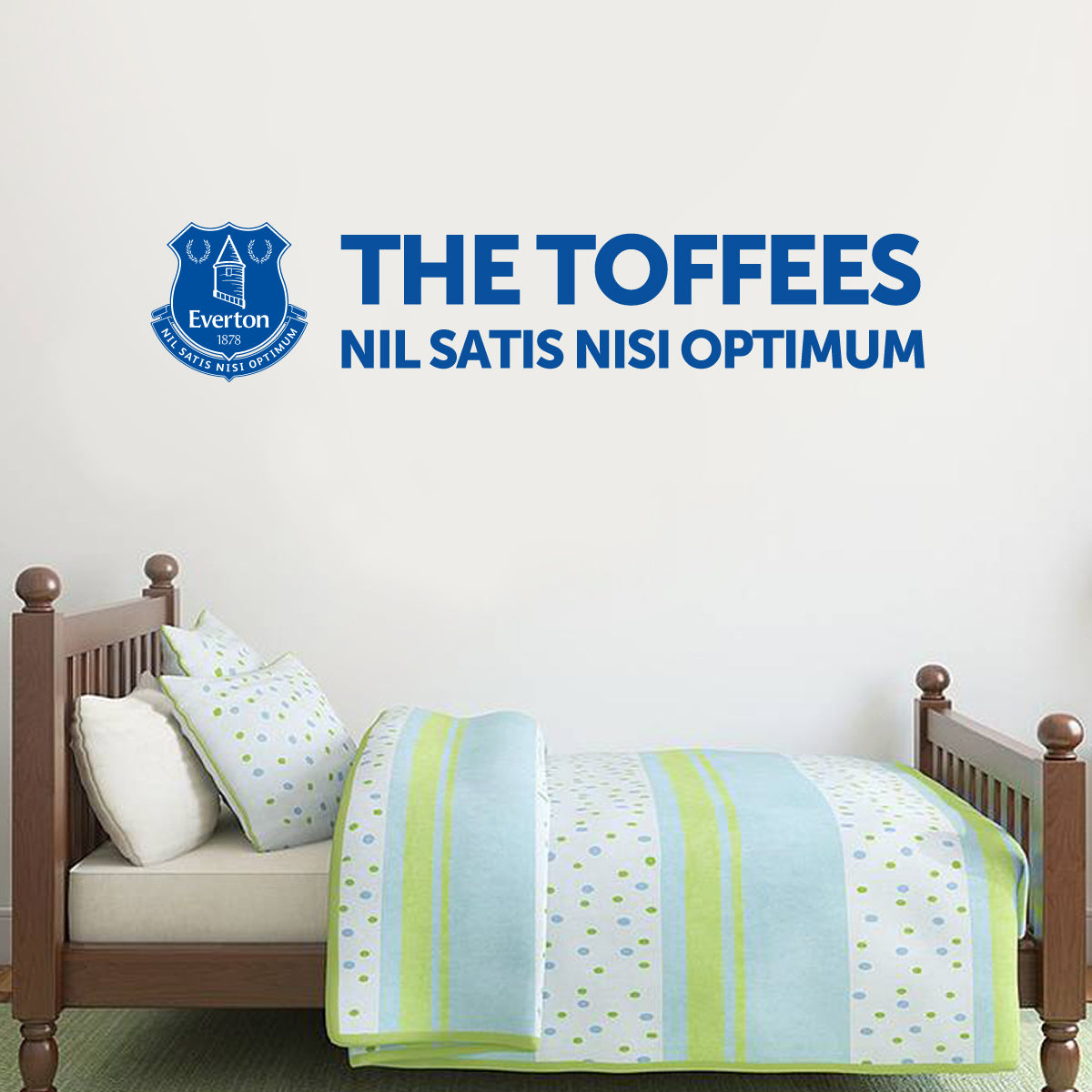 Everton Football Club - 'The Toffees' & Crest Wall Sticker