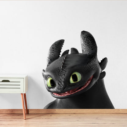 How To Train Your Dragon - Toothless Head Wall Sticker