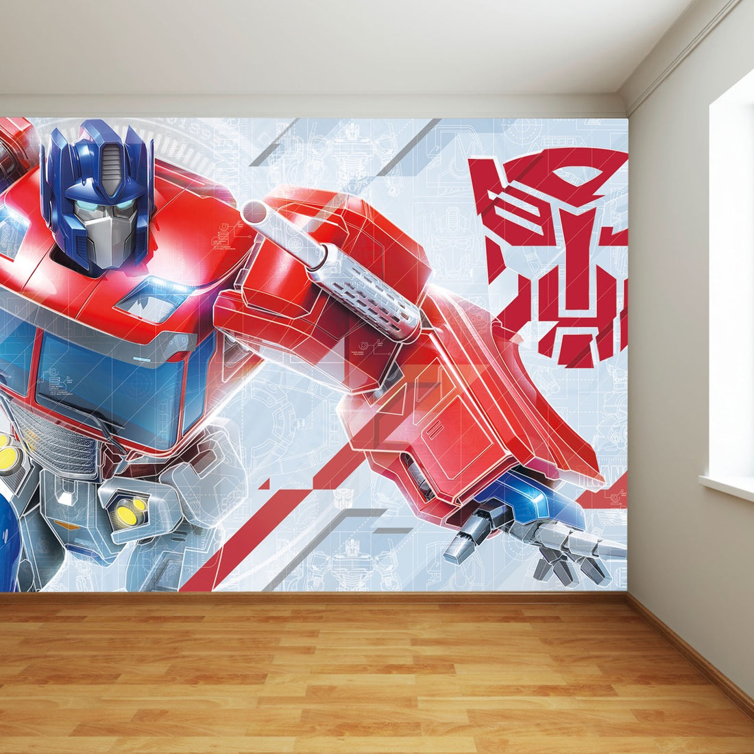 Transformers - Optimus Prime Full Wall Mural – www.themed.co.uk