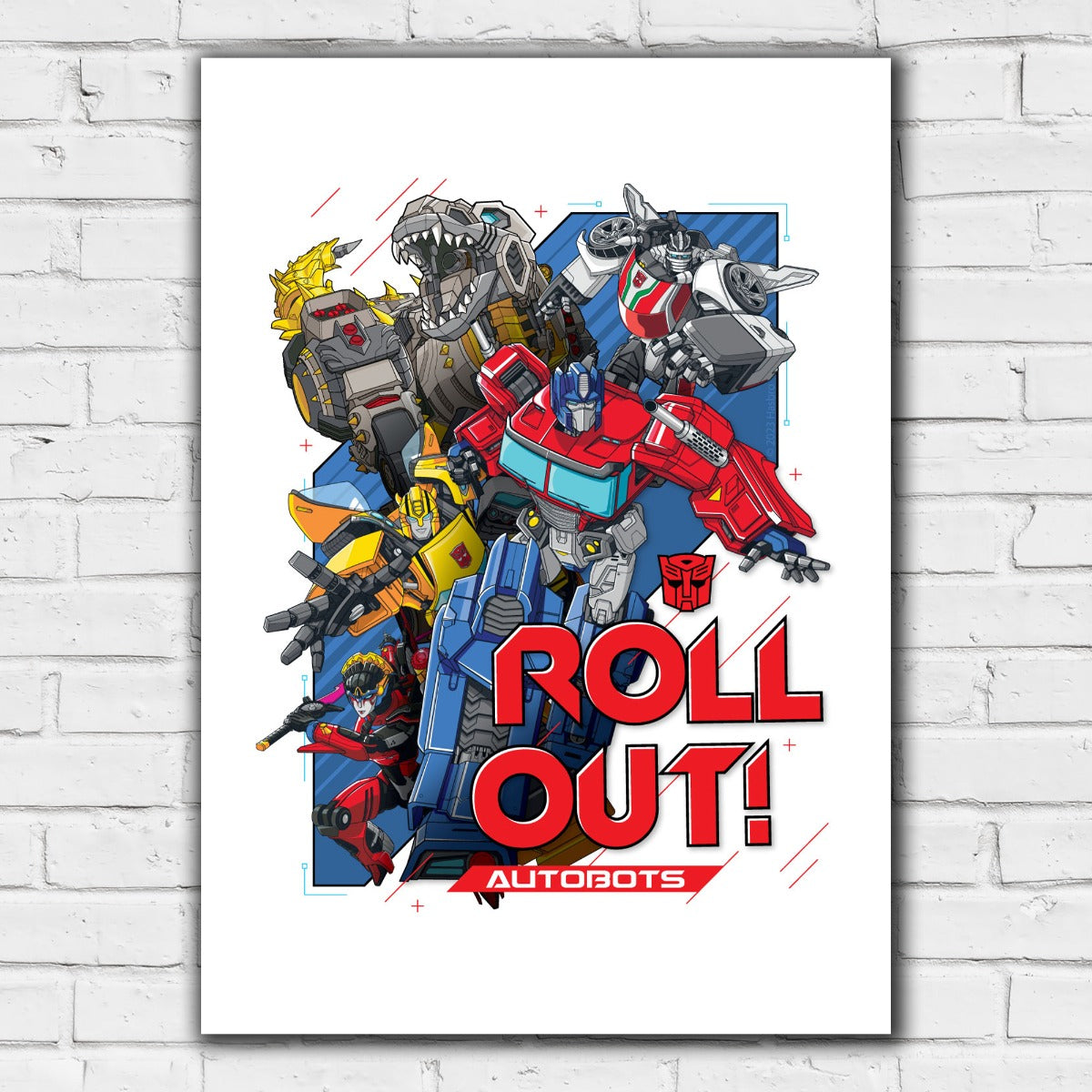 Transformers Print - Autobots Roll Out Print