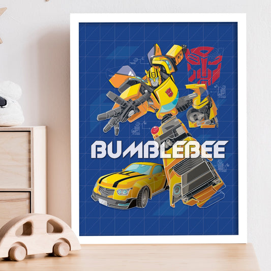 Transformers Print - Bumblebee Blueprint Print