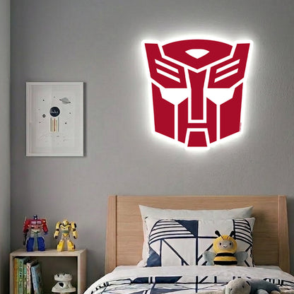 Transformers Logo LED Backlit Wallpop
