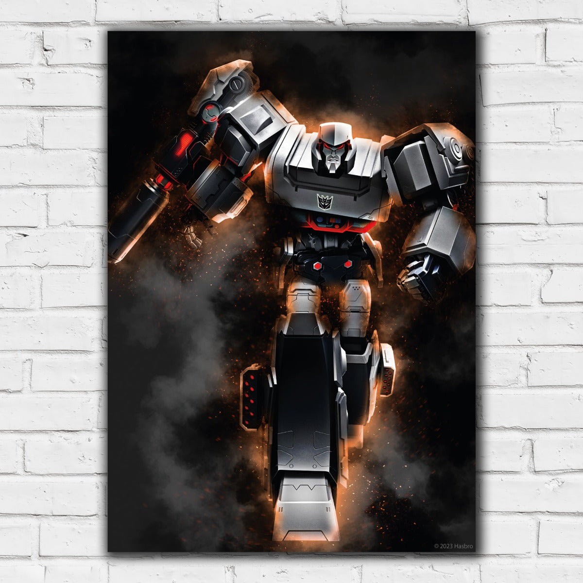 Transformers Print - Megatron Fog Print