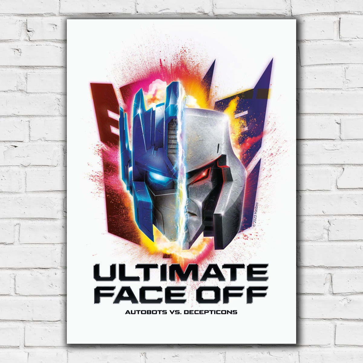 Transformers Print - Ultimate Face Off Print