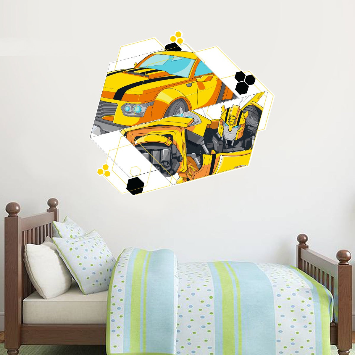 Transformers - Bumblebee Graphic Wall Sticker – www.themed.co.uk