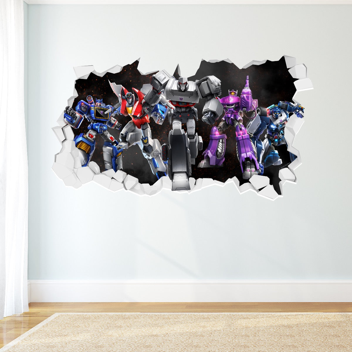Transformers Decepticons Broken Wall Sticker