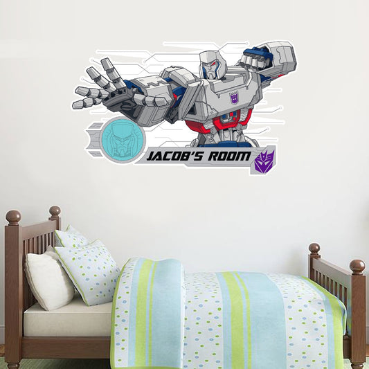 Transformers Megatron Personalised Name Wall Sticker