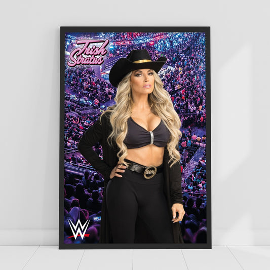 WWE Print - Trish Stratus Crowd Poster