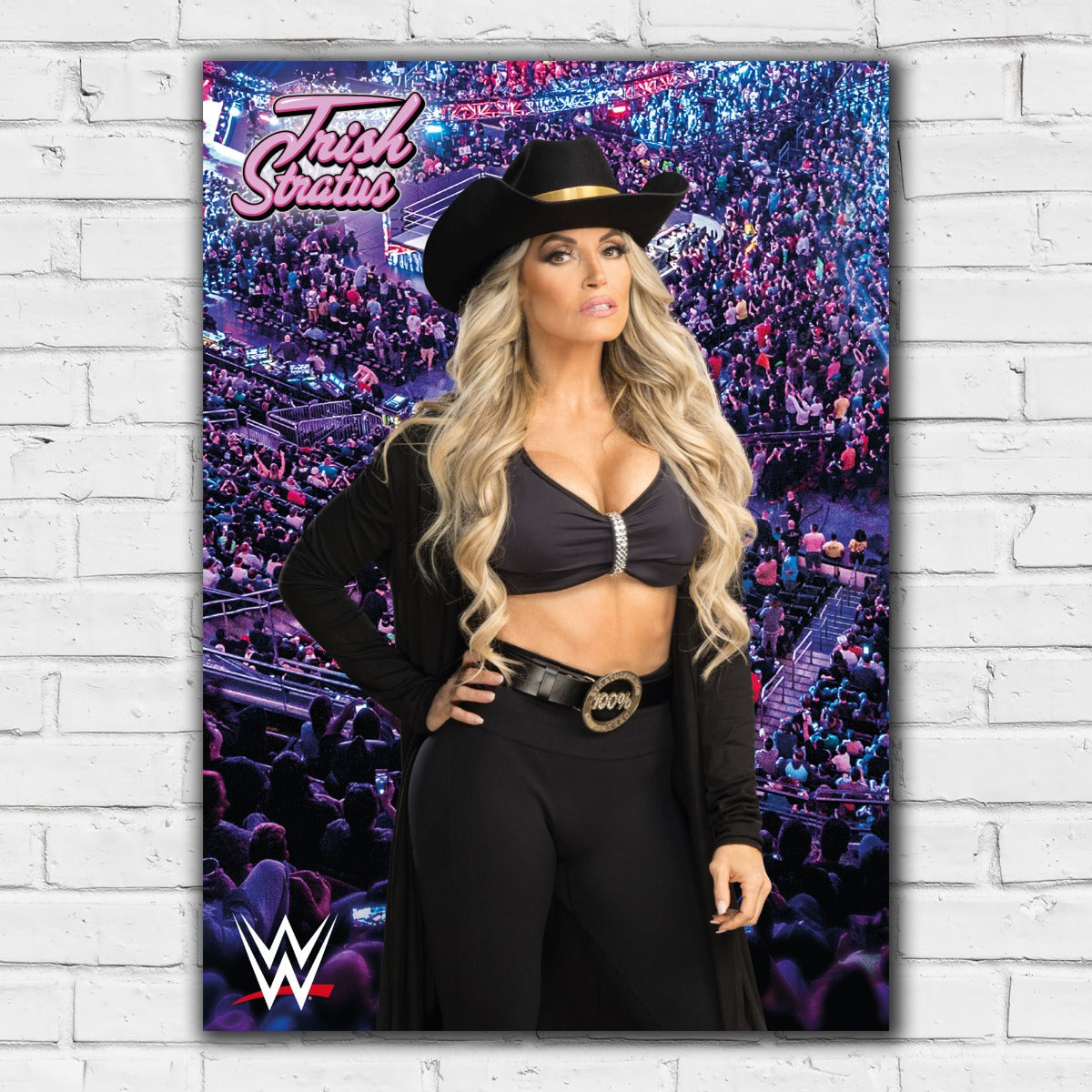 WWE Print - Trish Stratus Crowd Poster