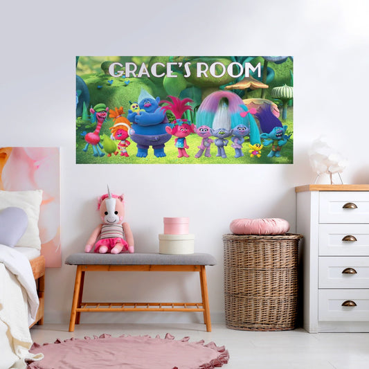 Trolls Poppy Group Wall Sticker