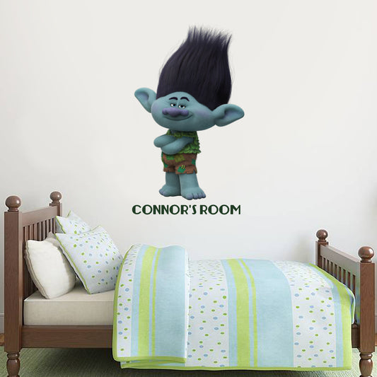 Trolls Branch Personalised Wall Sticker