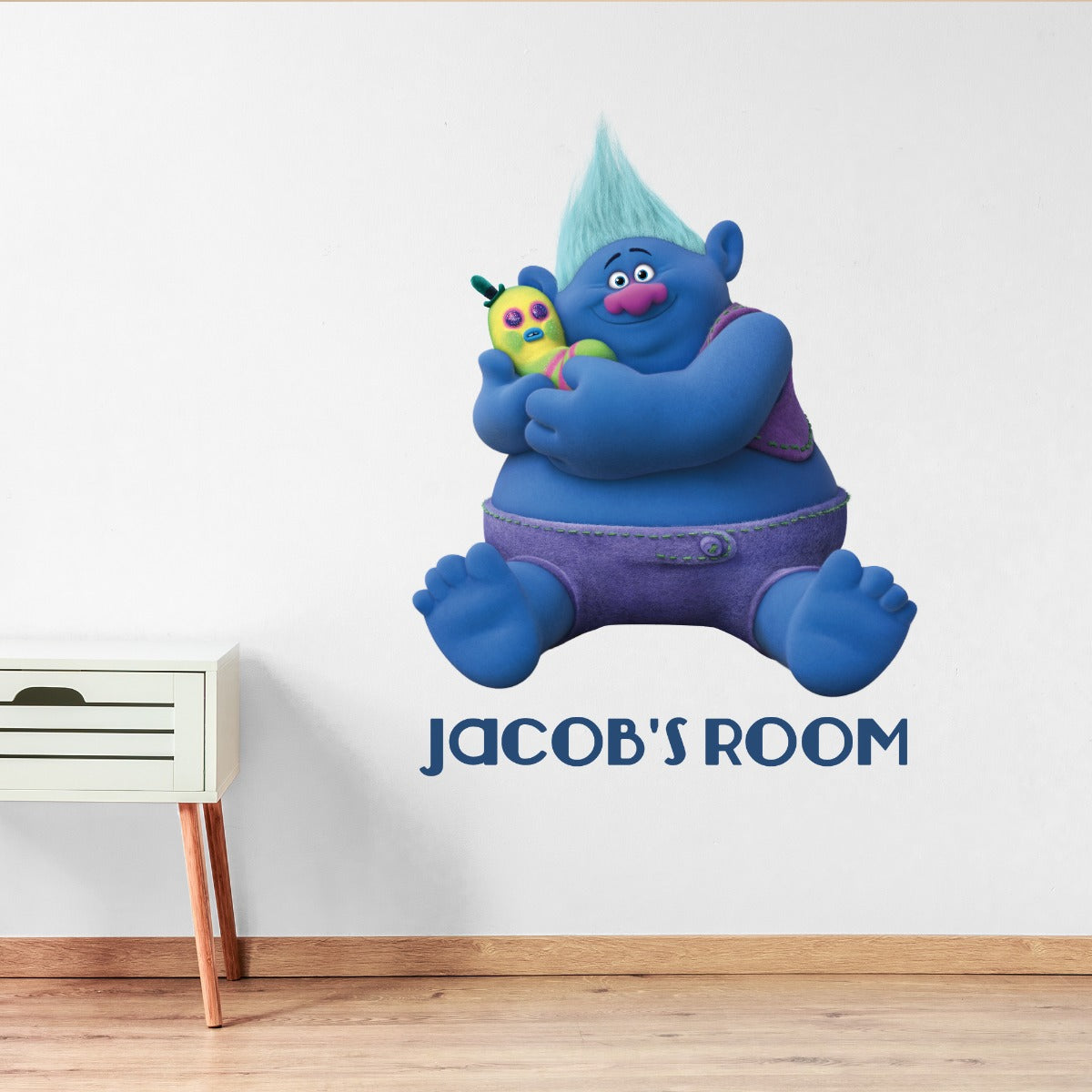 Trolls Branch Personalised Wall Sticker