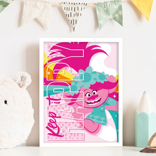 Trolls Print - Poppy Keep It Happy