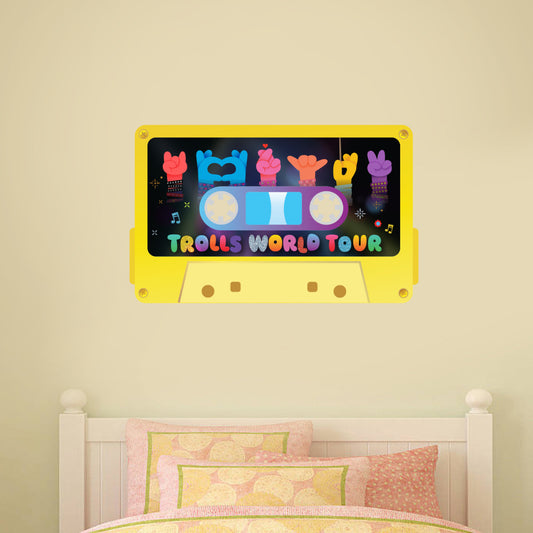 Trolls World Tour Music Tape Wall Sticker
