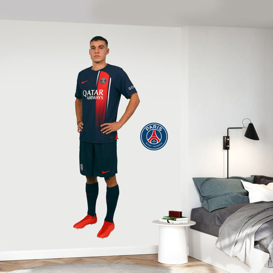 Paris Saint-Germain F.C. Ugarte Player Wall Sticker