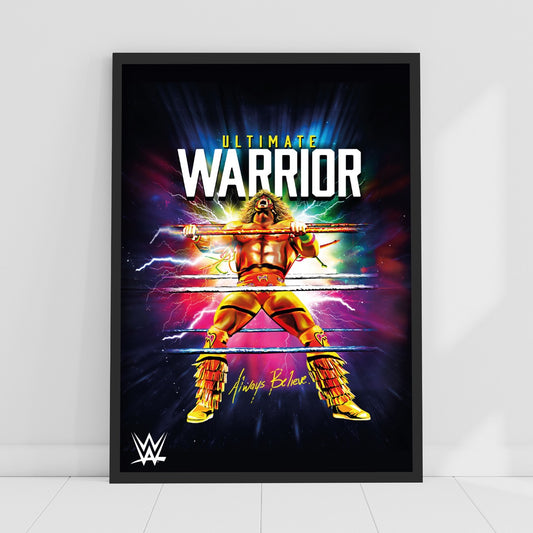 WWE Print - Ultimate Warrior Always Believe Poster