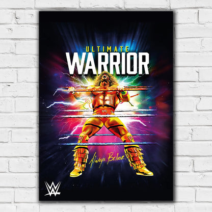 WWE Print - Ultimate Warrior Always Believe Poster