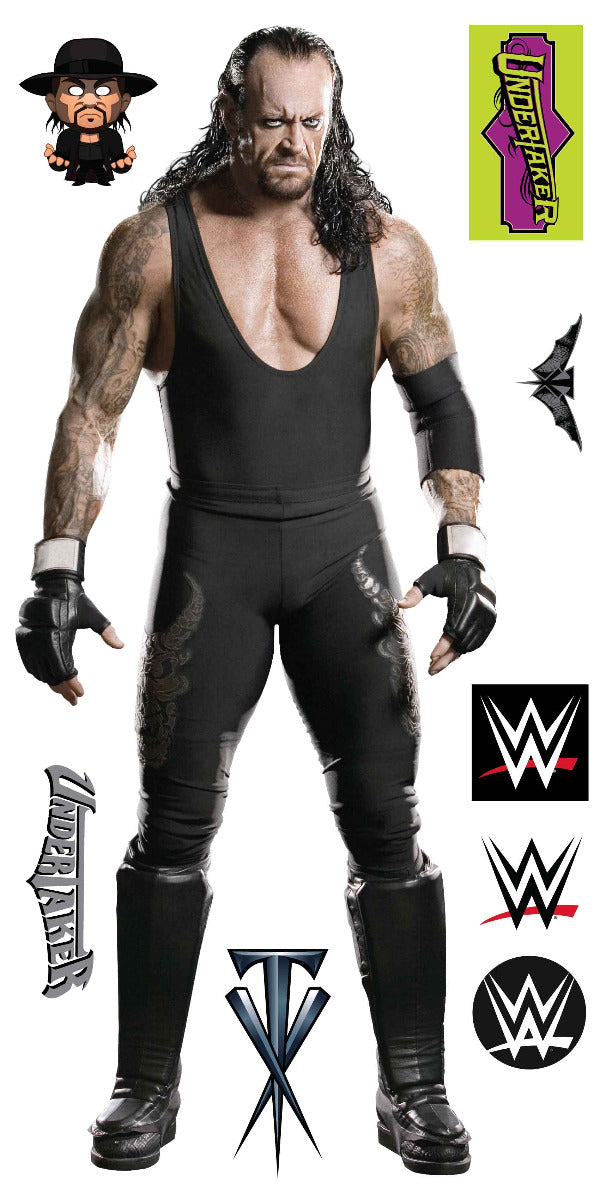 WWE - The Undertaker Wrestler Decal 1 + Bonus Wall Sticker Set