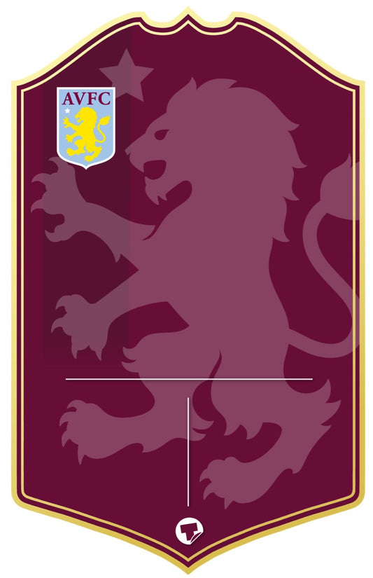 Aston Villa Personalised Stats Card
