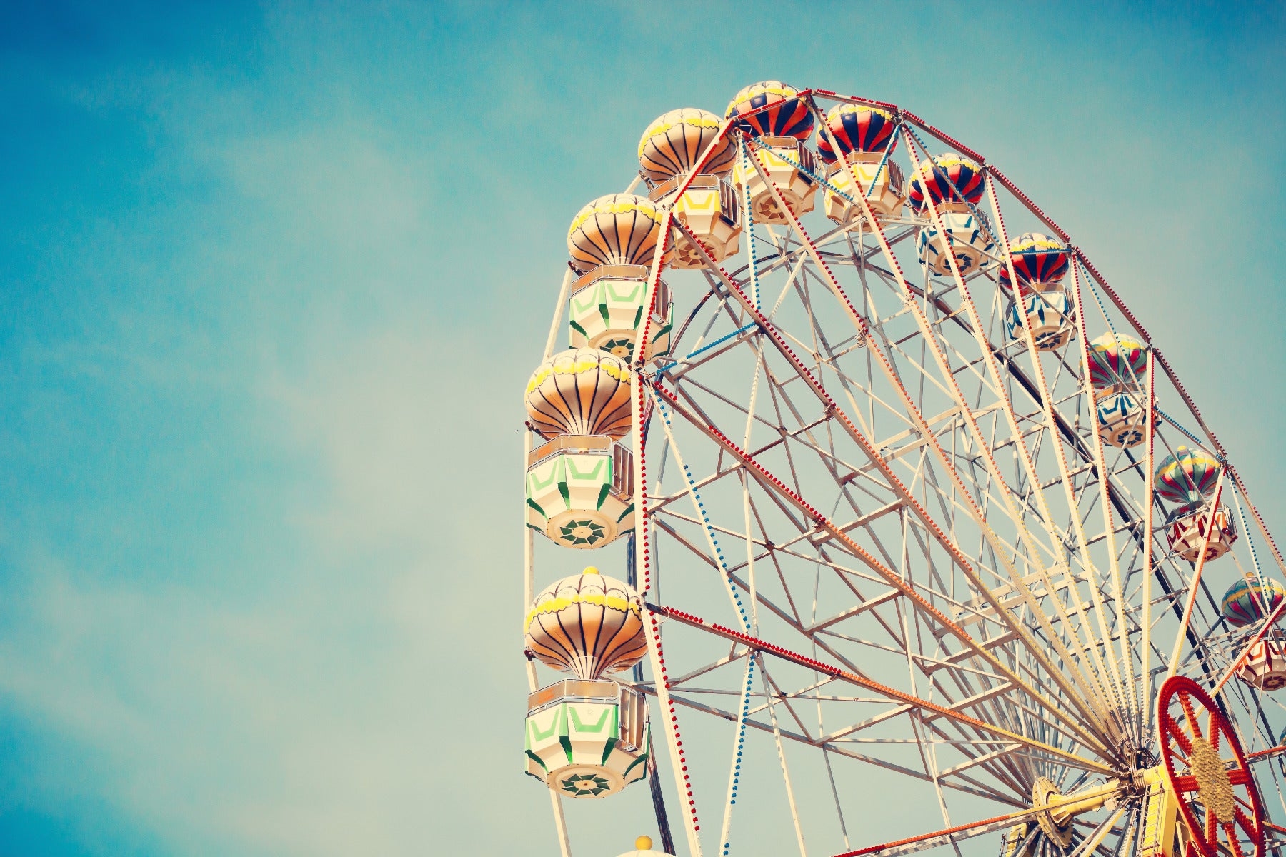 Vintage Ferris Wheel Wall Mural