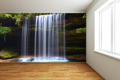 Rainforest Waterfall Wall Mural