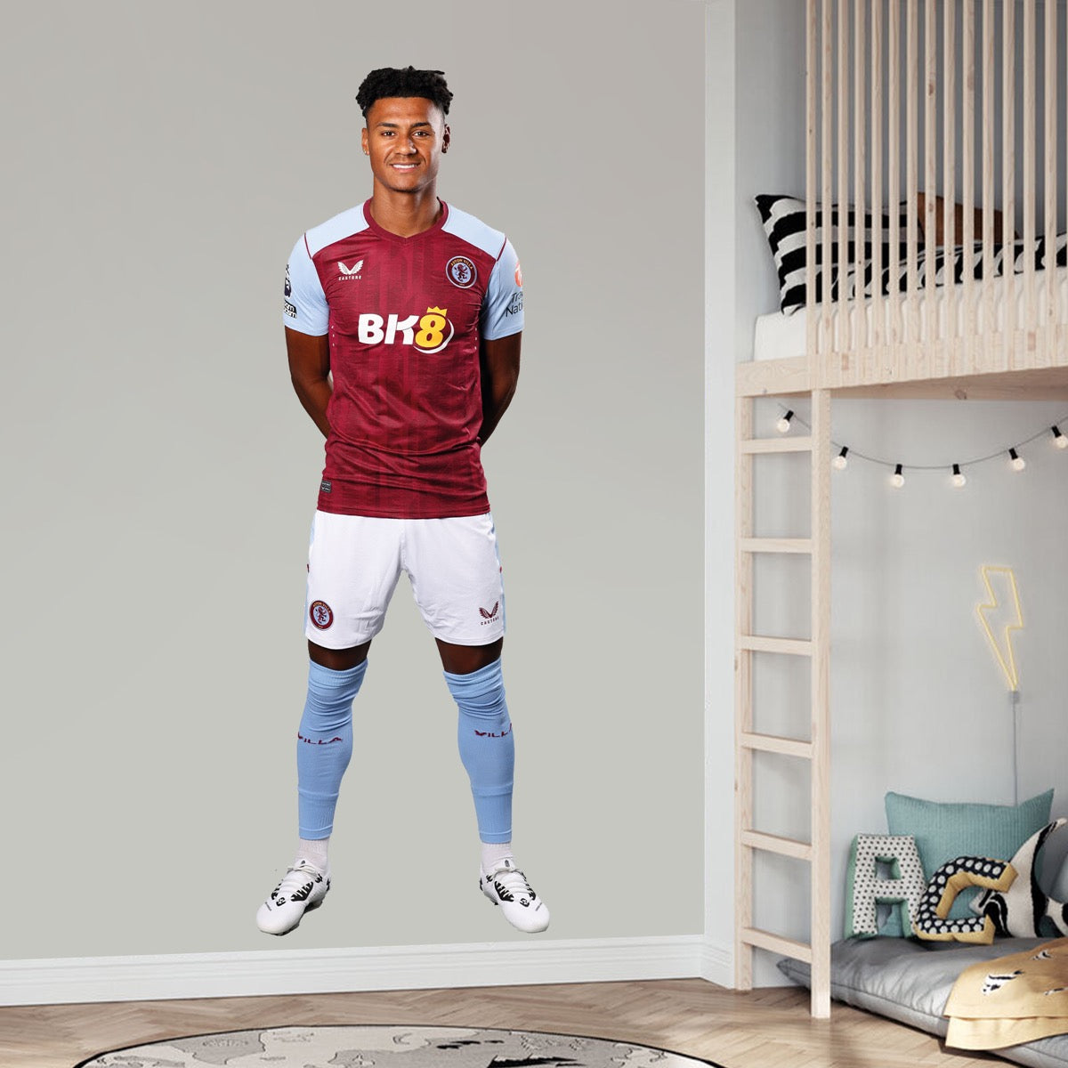Aston Villa Football Club - Watkins 23-24 Wall Sticker + AVFC Decals