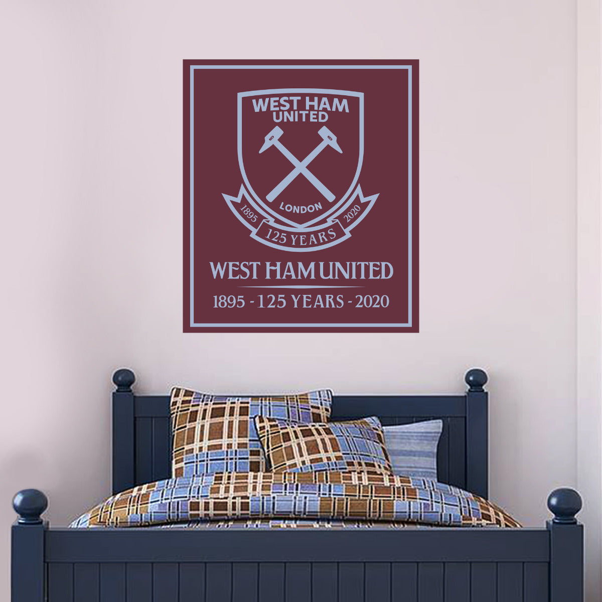 West Ham United Football Club - 125 Year Anniversary Graphic