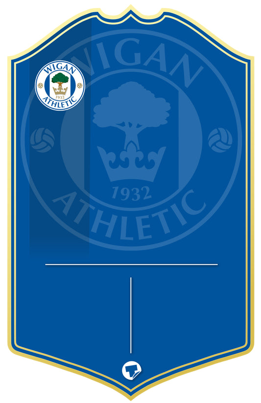 Wigan Athletic Personalised Stats Card