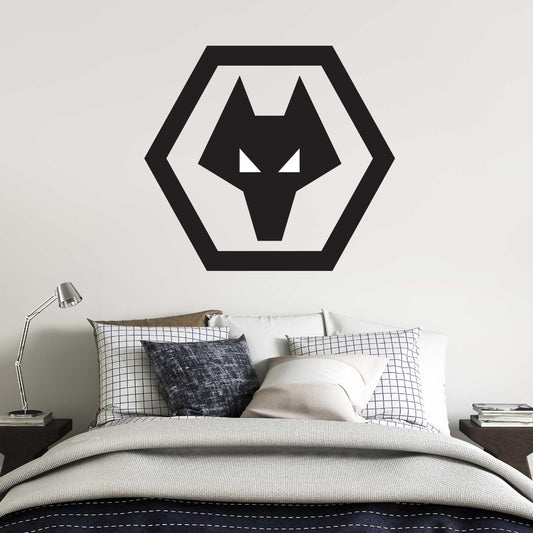 Wolverhampton Wanderers Black Crest Wall Sticker