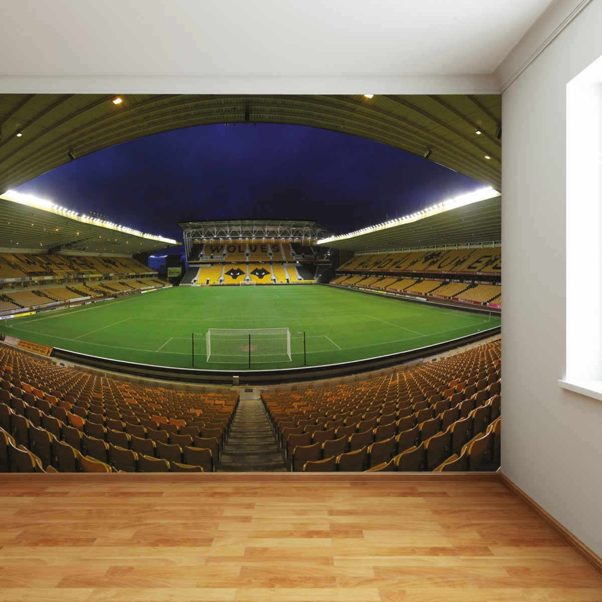 Wolverham Wolverhampton Wanderers FC Stadium Full Wall Mural – www.themed.co.uk